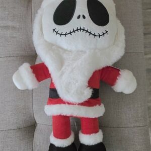 Nightmare Before Christmas Jack Skeleton Santa Plush New WithTags